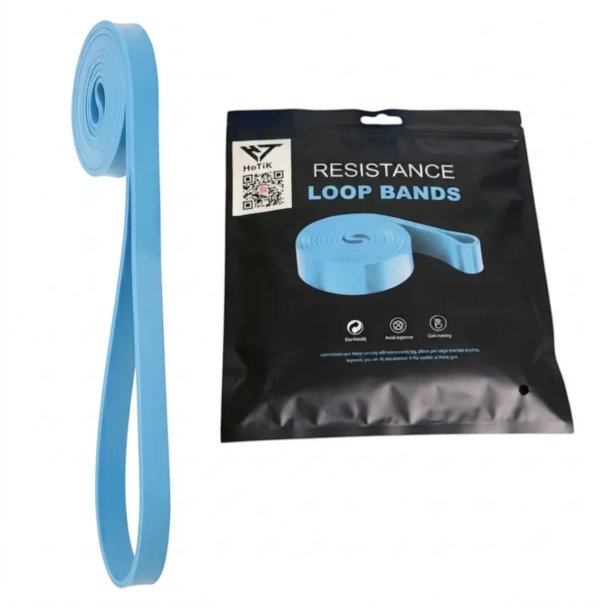 HoTiK Resistance Loop Band Maximum Resistance Pull Up Blue 4.5x50mm