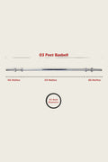 Weight Lifting Barbell Standard 3 Feet 1-Inch Diameter