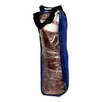 Badminton Net with Poles & Crystal Carry Bag – 20.6’x2.6’ | Diamond Mesh | Adjustable Blue Poles | Indoor & Outdoor