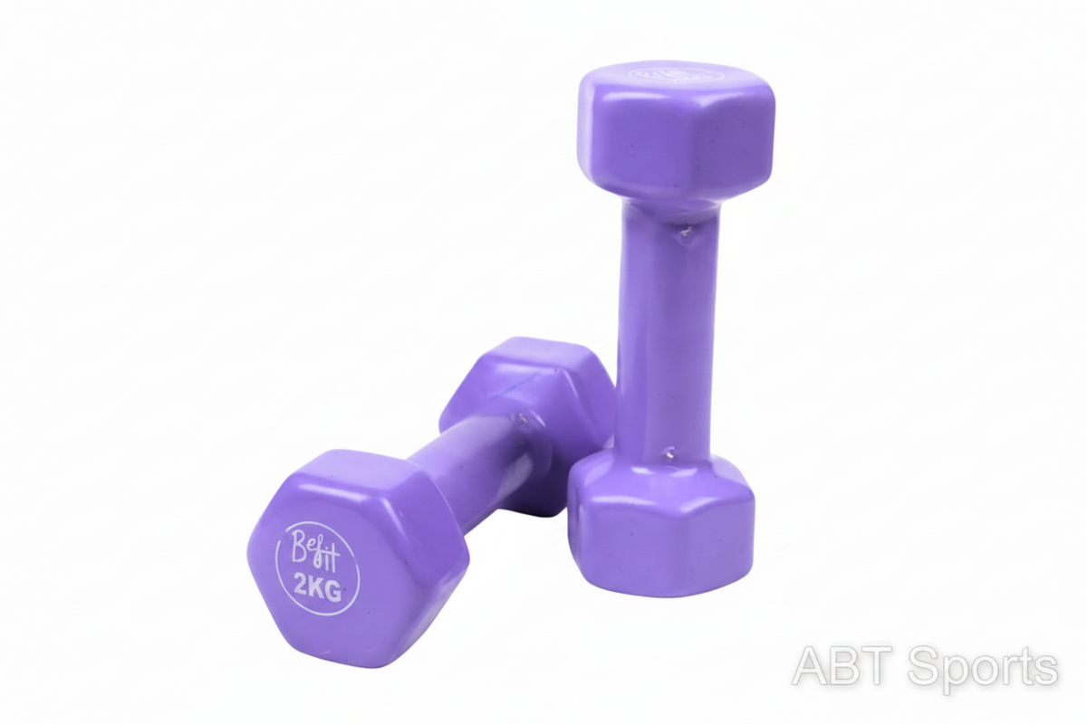 Befit Vinyl Coated Dumbbells Pack of 2