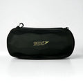 Speedo black hard EVA case with gold Speedo logo - premium goggle storage case