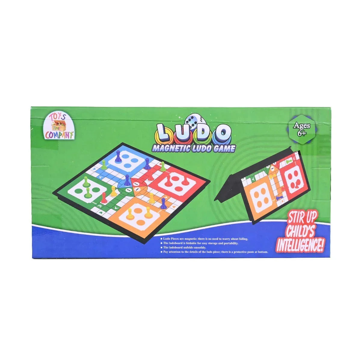 Magnetic Ludo Game – Foldable Travel Board