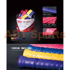 VSE VG-006 PU grip tape product catalog showing features - soft comfortable durable, cotton cloth base shock absorption, hole drilling technology sweat absorption - 13 years 33 countries