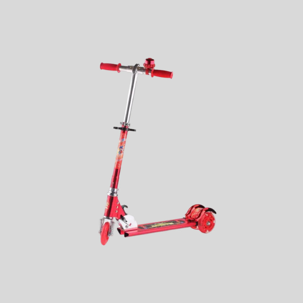 Kids Foldable 3-Wheel Scooter – Light-Up Wheels | Adjustable Handlebar | F8T-1