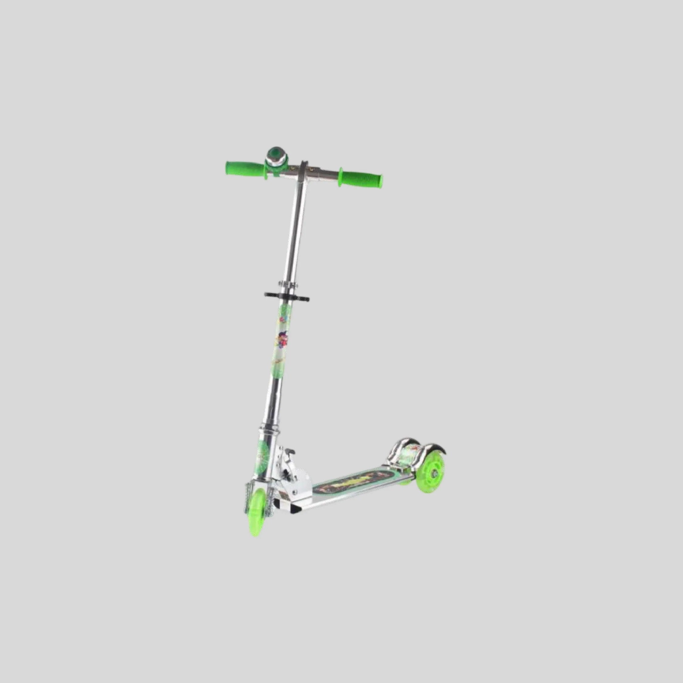 Kids Foldable 3-Wheel Scooter – Light-Up Wheels | Adjustable Handlebar | F8T-1