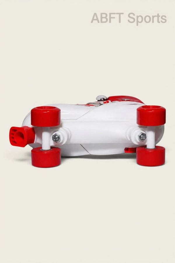 POWER Quad Roller Skates – Classic 4-Wheel Design | High-Cut Boot with Toe Stop