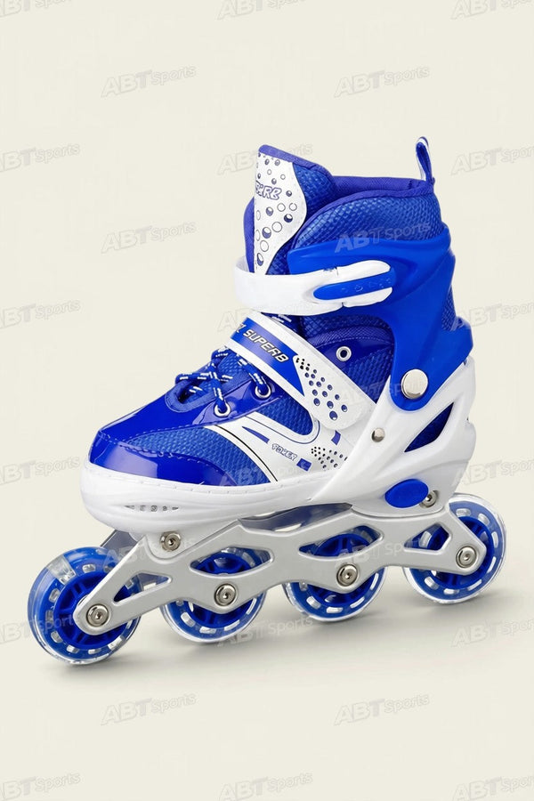 SUPERB Adjustable Inline Roller Skates – High-Cut Boot with Carry Bag